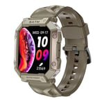 Montre Intelligente D'extérieur Étanche Pour Hommes Et Femmes,Montre Intelligente De Fitness,Tension Artérielle,Oxygène,Fréquence Cardiaque,Moniteur De Santé,Montre De Sport Robuste - Type Green