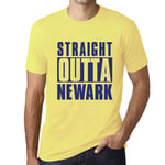 Homme Tee-Shirt Tout Droit Sorti De Newark - Straight Outta Newark - T-Shirt Graphique Éco-Responsable Vintage Cadeau Nouveauté