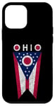 Coque pour iPhone 12 mini State of Ohio Burgee Flag -- The Buckeye State