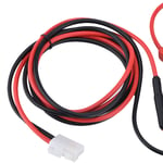 12V DC Power Cord Cable Cigarette Lighter Plug With Double Fuse For Mobile R GDS