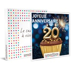 SMARTBOX - Coffret Cadeau Joyeux anniversaire ! 20 ans-Multi-thèmes