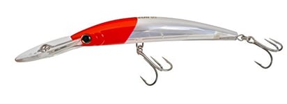 Yo-Zuri Crystal 3D Minnow Deep Diver Lure, Red Head, 5-1/4-Inch