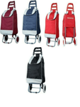 Light weight Folding two Wheel Shopping Trolley Bag  ASSORTED COLOURS