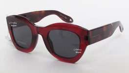 Givenchy GV7060/S C9A Rouge/Havana 48/27 Lunettes de Soleil Verre Gris