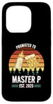 Coque pour iPhone 15 Pro Funny New Grandpa Design - Promoted to Master P 2025