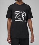 Nike Air Jordan Mens T Shirt In Black Cotton - Size Large