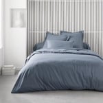 Housse de couette TODAY Essential - 240 x 260 cm - 2 personnes - 100% Coton uni - Denim