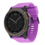 Lux-Case Garmin Fenix 3 / HR 5X silikoninen kellonauha - Violetti