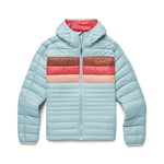 Cotopaxi Womens Fuego Down Hooded Jacket (Blå (SEA SPRAY STRIPES) Small)