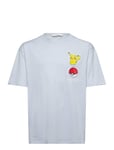 Mango Pikachu Pokemon T-Shirt Blå