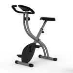 ALUNVA Magnétique Vélo d'exercice,Verticale Vélo Stationnaire,avec Siège Réglable Affichage LCD Monture Ipad pour Accueil Bureau Entraînement avec écran LCD - Ipad Mount-Noir 26 2 X 15 8 X 45 7'