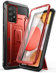 Supcase Outdoor Case for Samsung Galaxy A52/A52s 5G Mobile Phone Bumper Case 360 Degree Protective Cover [Unicorn Beetle Pro] with Integrated Screen Protector (Red)