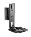 RICOO Speaker Wall Mount Brackets for SONOS ONE/SONOS ONE SL, LH054-T Hi-Fi Speaker Mounts with Swivel and Tilt Functionality, Wall Speaker Brackets for Multiroom Sound Systems, 1 Piece, Black