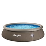 Piscine autostable Funsicle QuickSet Designerô Pool Ø3,66m x h 76cm, Marron