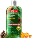 Milva Pine Tar Shampoo for Seborrheic Dermatitis - 200ml 200 ml (Pack of 1) 