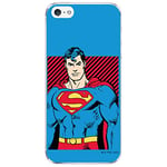 ERT GROUP mobile phone case for Iphone 5/5S/SE original and officially Licensed DC pattern Superman 029 optimally adapted to the shape of the mobile phone, case made of TPU