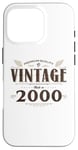 iPhone 16 Pro 24 Years Old Vintage 2000 Limited Edition 24th Birthday Case