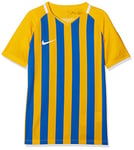 Nike Striped Division III SS Maillot Enfant University Gold/Royal Blue/Blanc/Blanc FR : M (Taille Fabricant : M)