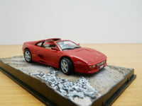 Diorama  FERRARI F355 GTS Spider James Bond Film GOLDENEYE 1/43