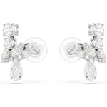 Boucles oreilles Swarovski  Boucles d'oreilles clip  Matrix  blanc