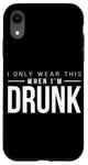 Coque pour iPhone XR Bière, alcool, fête et ivre