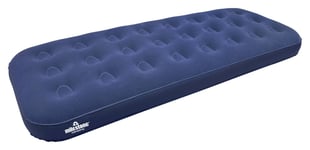 Milestone Camping Flocked Single Air Bed