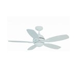 Fantasia Phoenix 42inch. Ceiling Fan with Matt White Blade & Light - Matt White - 111771