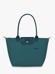 Longchamp Le Pliage Green Recycled Canvas Small Tote Bag