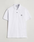 Stone Island Cotton Pique Polo White