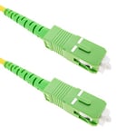 BeMatik - Fiber Optic Cable du 15 m SC/APC pour SC/APC Simplex Monomode 9/125 OS2