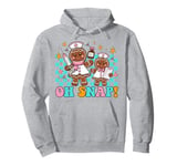 Oh, snap doctor & nurse Christmas nurses ugly Xmas sweater Pullover Hoodie