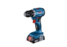 Skrutrekker/bor Bosch GSR 18V-45 Professional; 18 V; 2x2,0 Ah batteri. + L-Boxx 136