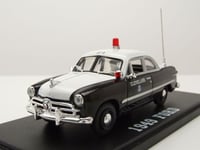 Ford Police Cleveland Ohio 1949 Noir Modèle de Voiture Blanc 1:43 Greenlight