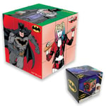 #sbabam DC Play Cube Batman Edition - Cube Magique changeant de Visage avec Batman, Joker, Robin, Pingouin, Harley Queen et Two Face - Super-héros et méchants Balle Anti-Stress