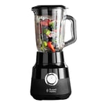 Russell Hobbs Desire Jug Blender, 1.5L Glass Jug, Make healthy soup/ smoothie/milkshake, 2 Speed Settings & Pulse, Removable Stainless Steel blades for easy cleaning, Removable Filler Cap, 650W, 24722