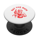 Eat the rich - Karl Marx Eat Döner Kebab Rich PopSockets PopGrip Adhésif