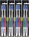 REACH Essential Care Interdental Firm Toothbrush, Duo Pack x 4, Full Head Hard