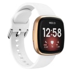 Fitbit Versa 3 silikonikelloranneke - valkoinen