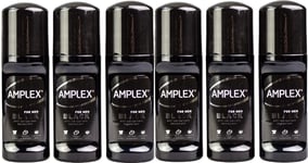 Amplex Roll On Deo Black For Men 50ml  x 6