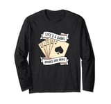 Life Is A Game Spade Is Mine Funny Spades Card Game Long Sleeve T-Shirt