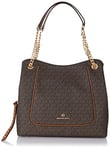 Michael Kors LG Chain Shldr Tote, Bag Women, Brown/Acorn, Taille Unique