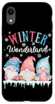 iPhone XR Walking In A Winter Wonderland Christmas Cute Gnome Matching Case