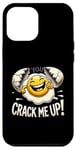 iPhone 14 Pro Max Funny Egg Cracks Pun Fun Egg Case