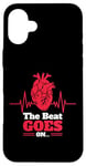 iPhone 16 Plus The Beat Goes On Wear Red Heart Disease Awareness Valentines Case