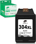 304 XL Cartouches d'encre Remanufacturées pour HP Cartouche 304 Noir Envy 5000 5010 5012 5020 5030 Deskjet 2600 2620 2621 2622 2630