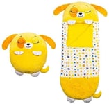 Gigoteuse pour bébé 2.5 Tog 6-18 Mois, Sacs de Couchage drôles Pliables/lavables, Oreiller de Jeu Happy Kids Nappers, Sac de Couchage Animal Doux pour Enfants (Chiot Jaune)