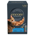 Encore Natural Fish Selection in Gravy Cat Food 5 Pouches 50g