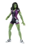 Hasbro Marvel Legends Series MCU Disney Plus She-Hulk Action Figure 15-cm Collectible Toy, includes 2 accessories and 1 Build-A-Figure Part, F3854, Multicolor