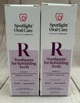 Spotlight Oral Care Toothpaste for Rebuilding Teeth, Paste 2x 100ml