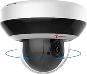 4Mp Ptz Ip Caméra De Sécurité Extérieur Poe, Zoom Optique 4X, Avec Audio, Vision Nocturne Infrarouge, Détection De Mouvement, Fente Pour Carte Sd, Ip67, Ivms Guarding Vision(H Seri[CAM07919]